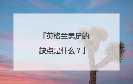 英格兰男足的缺点是什么？