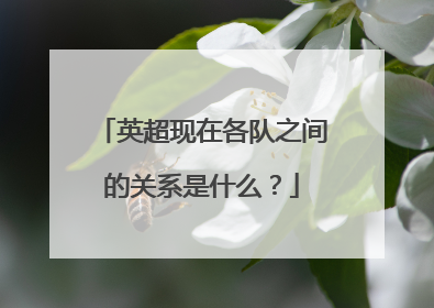 英超现在各队之间的关系是什么？