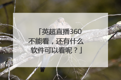 英超直播360不能看，还有什么软件可以看呢？