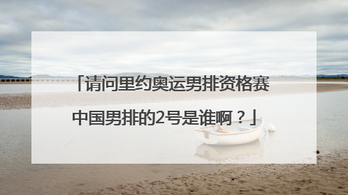 请问里约奥运男排资格赛中国男排的2号是谁啊？