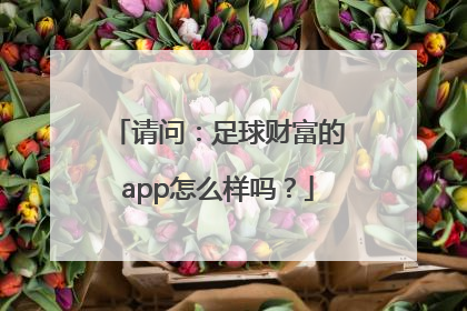 请问：足球财富的app怎么样吗？