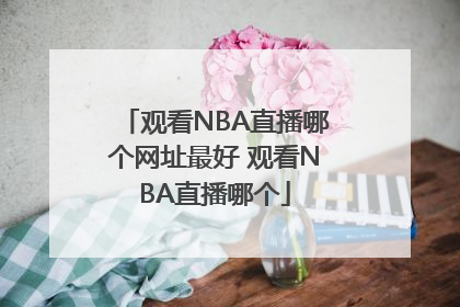 观看NBA直播哪个网址最好 观看NBA直播哪个