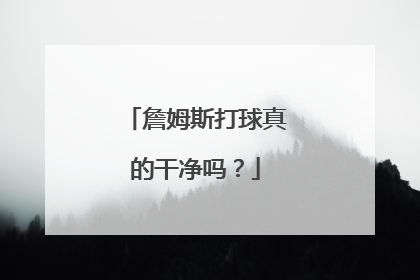 詹姆斯打球真的干净吗？