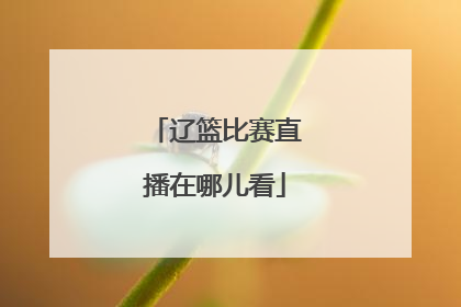 辽篮比赛直播在哪儿看