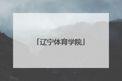 「辽宁体育学院」沈阳体育学院是一本还是二本