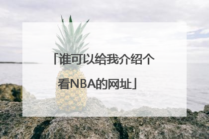 谁可以给我介绍个看NBA的网址