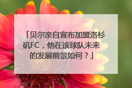 贝尔亲自宣布加盟洛杉矶FC，他在该球队未来的发展前景如何？