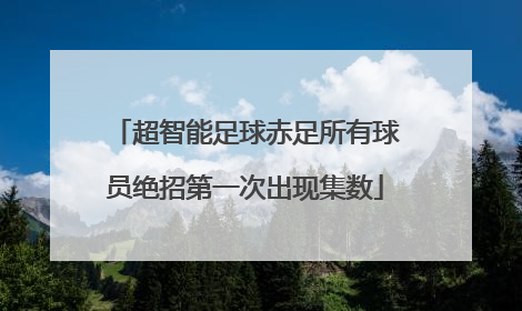 超智能足球赤足所有球员绝招第一次出现集数