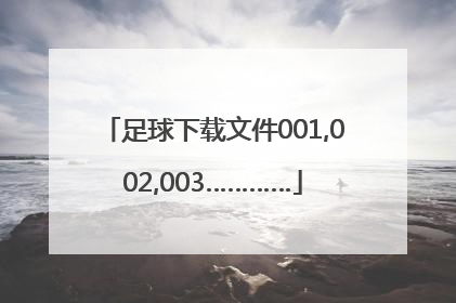 足球下载文件001,002,003…………