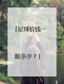 足球价钱一般多少？