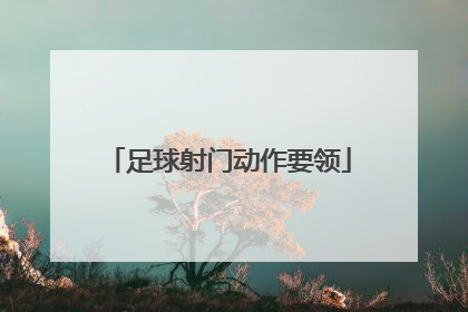 「足球射门动作要领」门球技术打得准方法