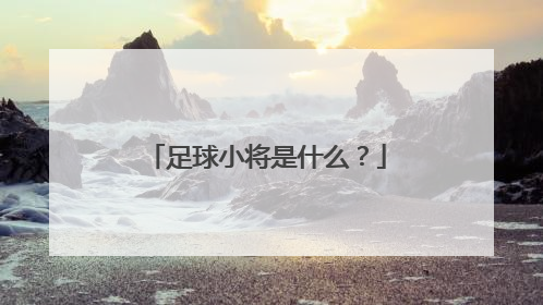 足球小将是什么？