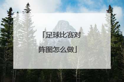 「足球比赛对阵图怎么做」足球比赛小组赛对阵图