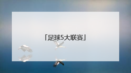 「足球5大联赛」足球五大联赛哪个水平高