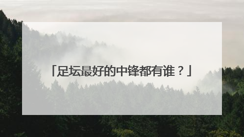 足坛最好的中锋都有谁？