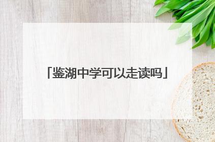 鉴湖中学可以走读吗