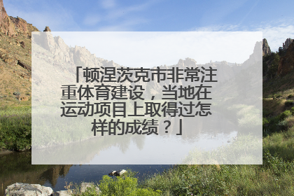 顿涅茨克市非常注重体育建设，当地在运动项目上取得过怎样的成绩？