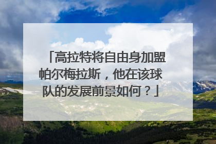 高拉特将自由身加盟帕尔梅拉斯，他在该球队的发展前景如何？