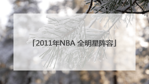 2011年NBA 全明星阵容