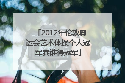 2012年伦敦奥运会艺术体操个人冠军赛谁得冠军