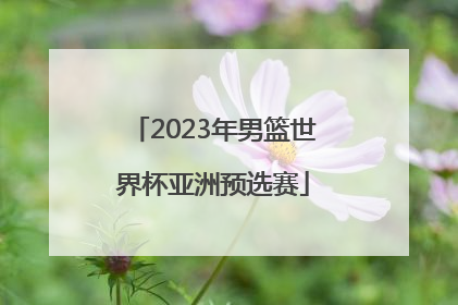 「2023年男篮世界杯亚洲预选赛」2023男篮世界杯预选赛直播