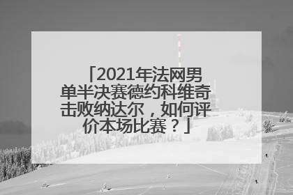 2021年法网男单半决赛德约科维奇击败纳达尔，如何评价本场比赛？