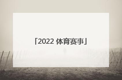 「2022 体育赛事」2022体育赛事中国获奖项目