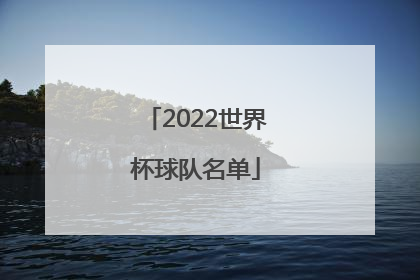 「2022世界杯球队名单」2022年世界杯参赛球队名单