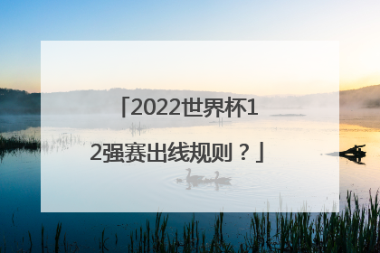 2022世界杯12强赛出线规则？