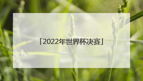 「2022年世界杯决赛」2022年世界杯决赛球场