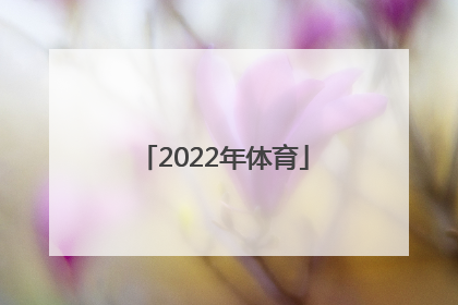 「2022年体育」2022年体育赛事