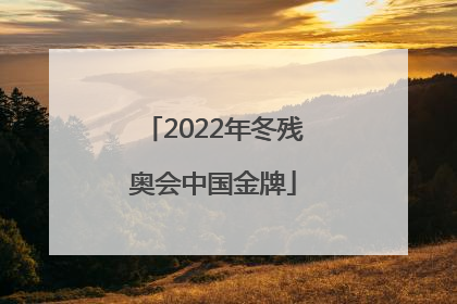 「2022年冬残奥会中国金牌」2022年冬残奥会中国金牌榜