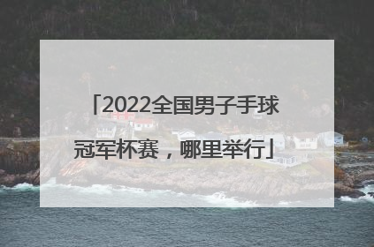 2022全国男子手球冠军杯赛，哪里举行