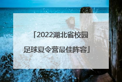 2022湖北省校园足球夏令营最佳阵容