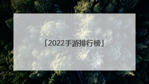 2022手游排行榜