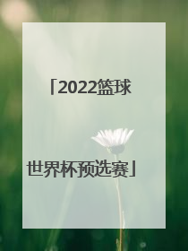 「2022篮球世界杯预选赛」世界杯篮球预选赛2022赛程表