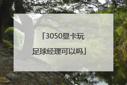 3050显卡玩足球经理可以吗