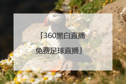 「360黑白直播免费足球直播」黑白体育足球直播