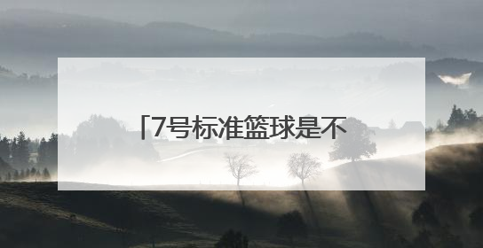 7号标准篮球是不是就是7寸篮球