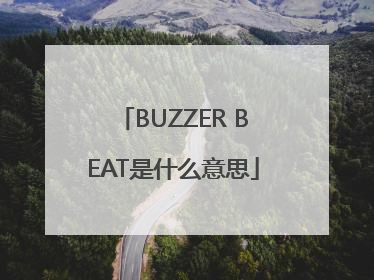 BUZZER BEAT是什么意思