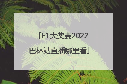 F1大奖赛2022巴林站直播哪里看