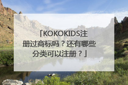 KOKOKIDS注册过商标吗？还有哪些分类可以注册？