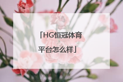 HG恒冠体育平台怎么样