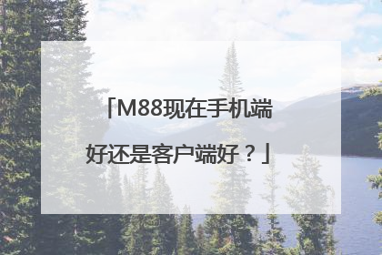 M88现在手机端好还是客户端好？