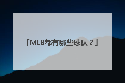 MLB都有哪些球队？