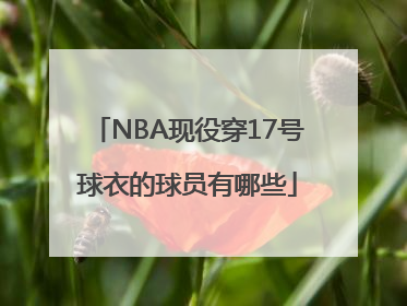 NBA现役穿17号球衣的球员有哪些