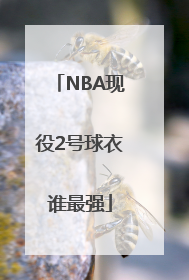 NBA现役2号球衣谁最强