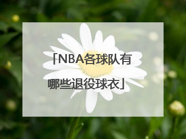 NBA各球队有哪些退役球衣