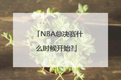 NBA总决赛什么时候开始?