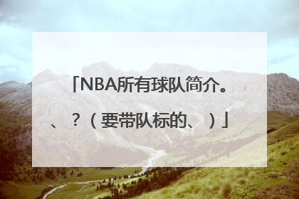 NBA所有球队简介。、？（要带队标的、）